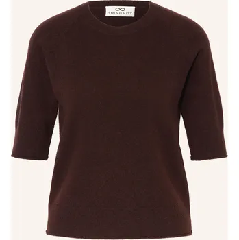 Dámský svetr Sminfinity Dámské Úpletové Tričko Z Kašmíru, tmavě hnědá, 34