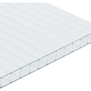 Polykarbonátová deska Exolon Makrolon 8 mm Komůrkový polykarbonát Makrolon 2/8 Tloušťka: 8, Barva: čirá, Šířka: 1050, Délka komůrek: 7000, Propustnost světla : 81% | cena za m²