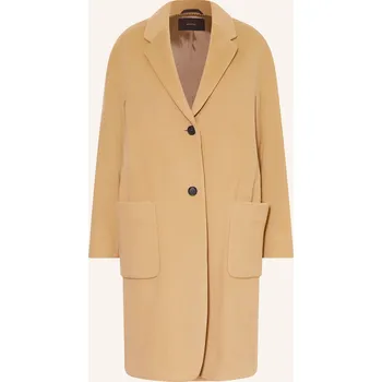 Dámský kabát Windsor. Dámský Vlněný Kabát, velbloudí, 38