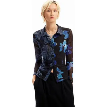 Pánské tričko Tričko Desigual News navy velikost XXL