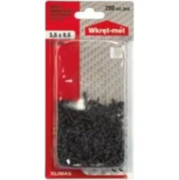 Šroub Klimas Wkręt-met ŠR. SAMOVRT. S PŮLKULATOU HL. FOSFÁT 3,5X9,5 BLISTR | sleva 20% | cena za ks