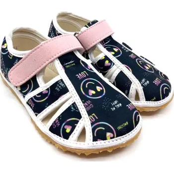 Dívčí bačkory Barefoot papuče Jonap Home New Smile 25, Vnitřní délka boty: 16,8 cm, Vnitřní šířka boty: 6,7 cm