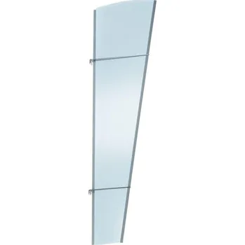 Stříška nad vchodové dveře Scobax Boční stěna Savespot XL 167 x 85 cm stříbrná / zelená | cena za ks