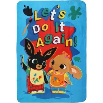 Dětská deka Flísová deka Zajíček Bing, dětská deka Bing