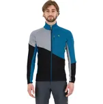 Pánská mikina Karpos Federa F.-Z Fleece Velikost: XL / Barva: černá/modrá