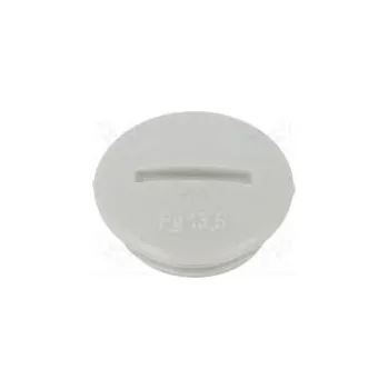 elektroinstalační lišta Záslepka PG13,5 Mat polystyrén Těleso světle šedá 6,5mm