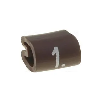 Elektrický konektor Kabelové značky pro kabely a vodiče Symbol štítku 1 PVC