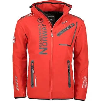 Pánská móda GEOGRAPHICAL NORWAY bunda pánská ROYAUTE MEN softshell S červená