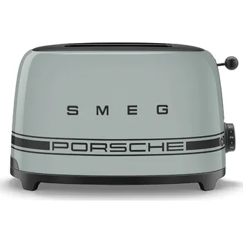 Topinkovač Smeg Toustovač Porsche x SMEG, 50's Retro Style, 2x2 950 W, šedozelená TSF01PSGEU