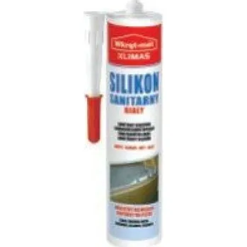 stavební silikon Klimas Wkręt-met SILIKON SANITÁRNÍ BÍLÝ | cena za ks