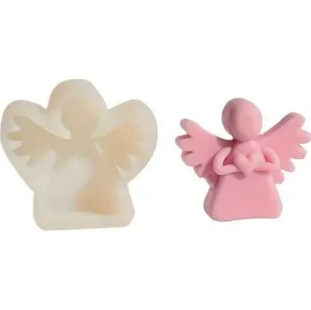 Silikonová forma na mýdlo anděl se srdíčkem II.
