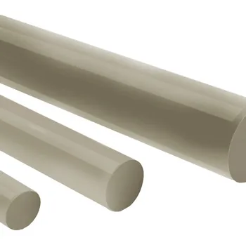 Stavební profil Röchling Polypropylenové tyče RAL 7032 2000 mm, RAL 7032 - šedá, 10 mm | cena za m