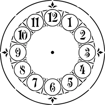 Šablona plastová pro kreativní tvoření - 30 x 30 - M1