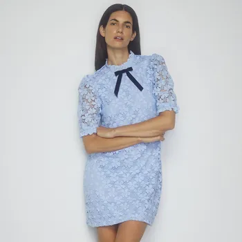 Dámské šaty Reserved - Krajkové šaty - bleděmodrá - 511GE-05X - 511GE-05X-XS