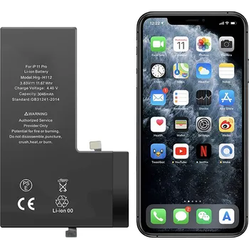 Baterie pro mobilní telefon Baterie iPhone 11 Pro 3046mAh včetně lepení - bulk BT0171