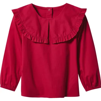 Dívčí tričko lupilu® Dívčí triko s dlouhými rukávy (červená, 122/128)