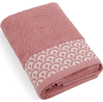 Osuška Brotex Froté osuška Krajka 70x140cm 500g starorůžová