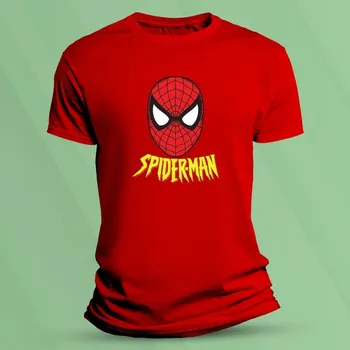 Bavlněné dětské tričko Spider-Man s napisem Červená velikost 104 (3-4 roky)