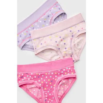 Kalhotky 3PACK Dívčí kalhotky Pastels