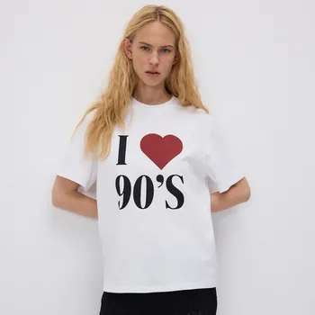 Reserved - Tričko s potiskem - bílá - ZQ837-00X - ZQ837-00X-L