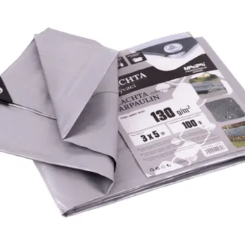 Krycí plachta Becco Plachta zakrývací 130 g 10 x 15 m, cena za ks - Ven plachta zakrývací šedá 130g 10x15 m 102278 | cena za ks