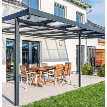Pergola Gutta Terrassendach Premium bílá / čirá polykarbonát (16 mm) 8,13 x 4,06 m ne | cena za ks