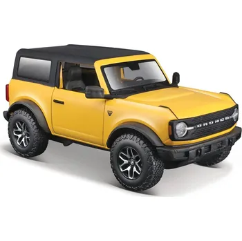 autíčko Maisto Ford Bronco Badlands 2021 1:24 žlutá