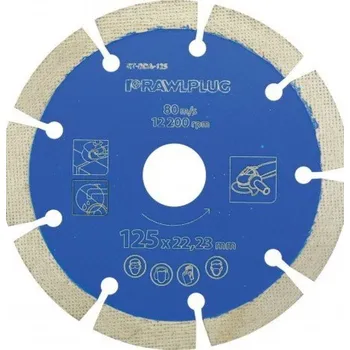 Brusný kotouč Rawlplug SEGMENT BETON 115X22,23 | sleva 1% | cena za ks