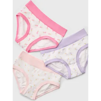 Kalhotky 3PACK Dívčí kalhotky Pastels