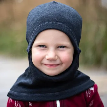 Kukla Crawler Merino kukla ninja 2vrstvá dětská Grafitová Velikost: 3