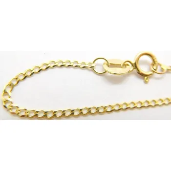 Náramek Klenoty Budín Dámský zlatý náramek ze žlutého zlata PANCER 585/0,67gr 19cm H1002 (Klenoty Budín Dámský zlatý náramek ze žlutého zlata PANCER 585/0,67gr 19cm H1002)