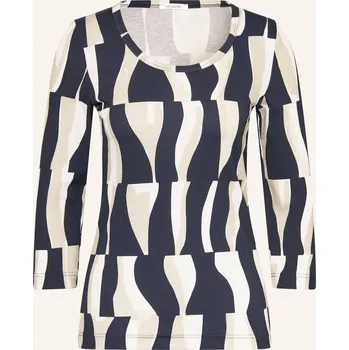 Efixelle Dámské Tričko S 3/4 Rukávem, tmavě modrá / béžová /...