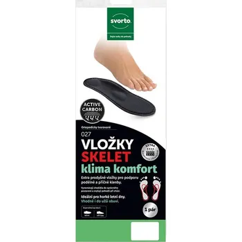 Vložka do bot SVORTO Vložky skelet klima komfort vel.38
