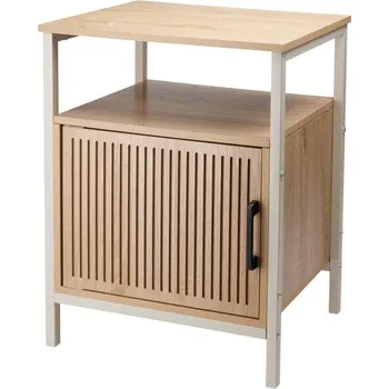 Noční stolek H S Collection Skříňka s policí noční stolek 43x33x55 cm