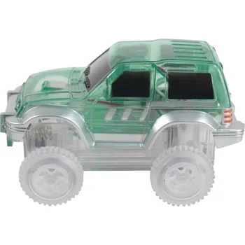 autodráha Mamido Cleverclixx Autíčko k závodní dráze s LED světly zelené