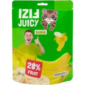 Bonbon Želé FIZI JUICY 96 g BANÁN (FIZI JUICY želé bonbóny s banánovou příchutí)