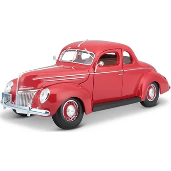 autíčko Maisto Ford Deluxe Coupe 1939 1:18 červená