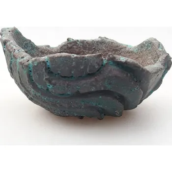 Květináč Keramická Skořápka 9 x 8,5 x 4,5 cm modrá