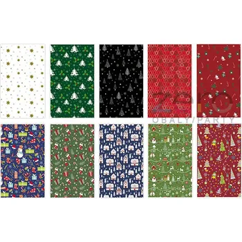 Papír Papír balicí dárkový 70x500 cm (lux) - vánoční (mix)