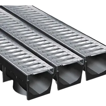 Odvodňovací žlab MEA Žlab Park (set) 1000 x 130 mm 100 mm A15 141780 | cena za bal