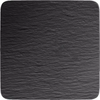 Talíř Čtvercový podkladový talíř, kolekce Manufacture Rock - Villeroy & Boch