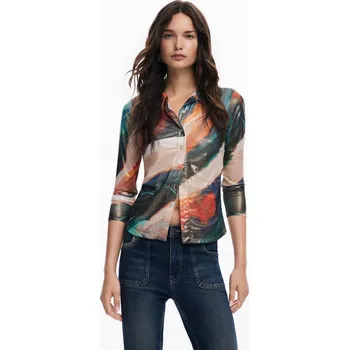 Dámská halenka Halenka Desigual Lis verde free velikost S