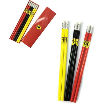 Grafitová tužka Scuderia Ferrari tužka s gumou 1 ks žlutá