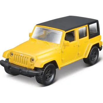 autíčko Maisto Jeep Wrangler Unlimited 2015 1:41 žlutá