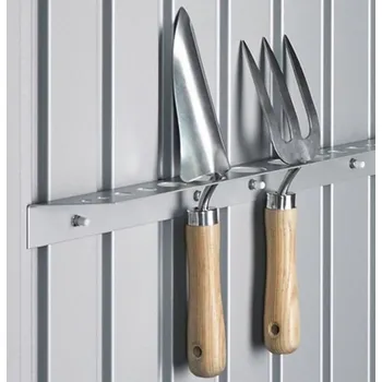 Zahradní domek Biohort držák na nářadí pro HighBoard 160 / 200, šedý křemen metalíza | sleva 5% | cena za ks