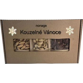 NONAGE Vánoční set ořechů natural 300&nbsp;g