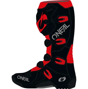 Moto obuv O´Neal boty 3SRS MX Černá/Červená 75/40 váha: 0