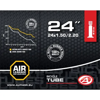 Duše na kolo AUTHOR Duše AT-CMP-24" AV32 24x1.50/2.20 (černá)
