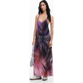 Dámské šaty šaty Desigual Toulouse brick red velikost S