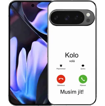 Pouzdro na mobilní telefon Gelový kryt mmCase na Google Pixel 9 Pro XL - kolo volá bílé pozadí